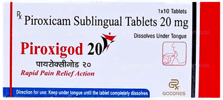 Piroxigod 20 Sublingual Tablet 10