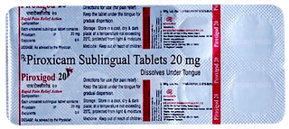 Piroxigod 20 Sublingual Tablet 10