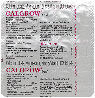 Calgrow Tablet 15