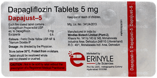 Dapajust 5 Tablet 14