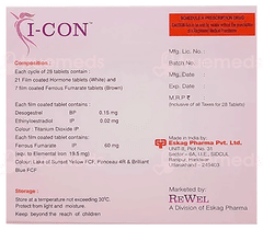 I Con Daily Oral Contraceptive Tablet 28
