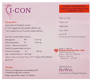 I Con Daily Oral Contraceptive Tablet 28