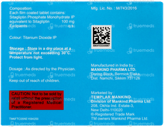 Sitabless 100 Tablet 15 Sitabless 100 Tablet 15