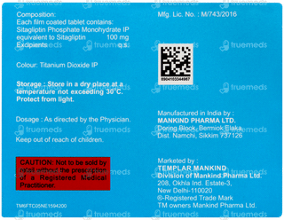 Sitabless 100 Tablet 15