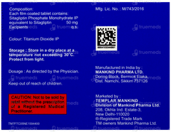 Sitabless 50 Tablet 15