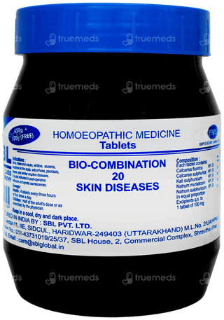 Sbl Bio Combination 20 Tablet 450gm + 100gm Free