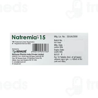 Natremia 15 Tablet 10