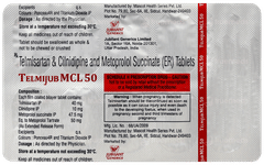 Telmijub Mcl 50 Tablet 10