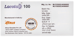 Lacotab 100 Tablet 15