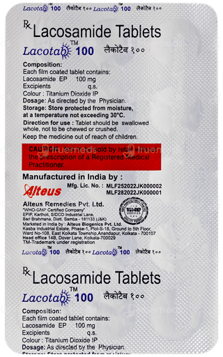 Lacotab 100 Tablet 15