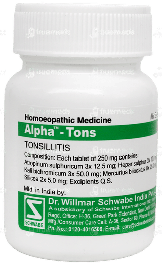 Dr Willmar Schwabe Alpha Tons Tablet 20gm