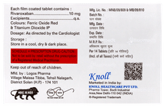 Rivaronol 10 Tablet 14