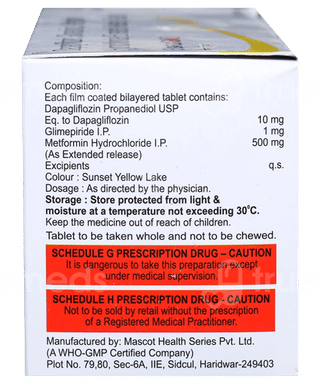 Sugaflo Gm 1 Tablet 15