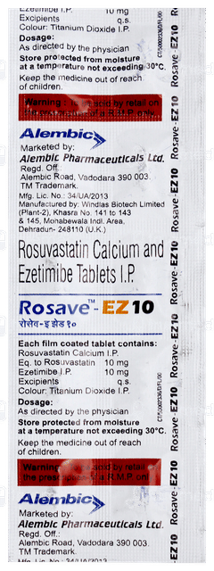 Rosave Ez 10 Tablet 10 Rosave Ez 10 Tablet 10