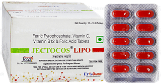 Jectocos Lipo Gluten Free Tablet 10