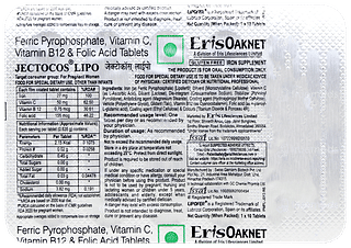 Jectocos Lipo Gluten Free Tablet 10