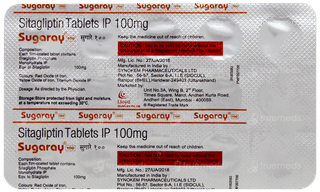 Sugaray 100 Tablet 15