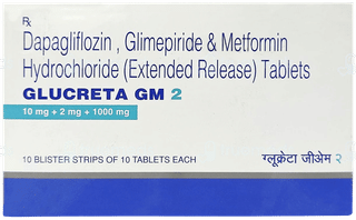 Glucreta Gm 2 Tablet 10