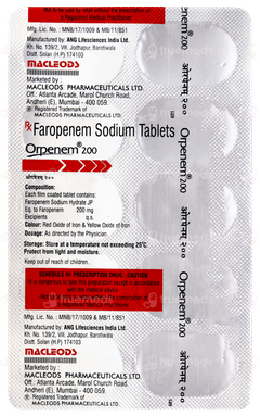 Orpenem 200 Tablet 10