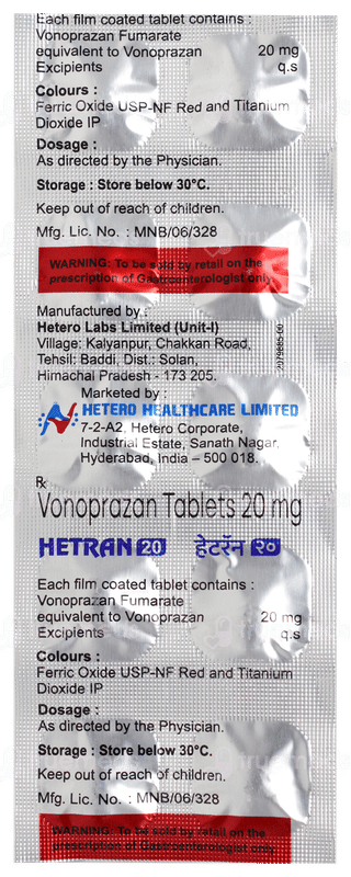 Hetran 20 Tablet 10