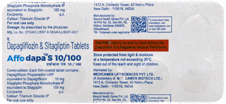 Affodapa S 10/100 Tablet 10