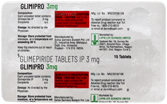 Glimipro 3mg Tablet 15