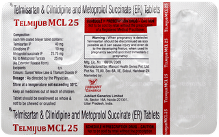 Telmijub Mcl 25 Tablet 10