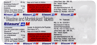 Bilasure 40 M Tablet 10