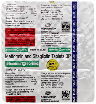 Sitabless M 50/500 Tablet 15