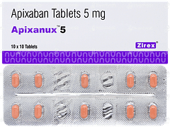Apixanux 5 Tablet 10 Apixanux 5 Tablet 10