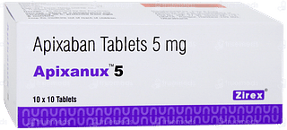 Apixanux 5 Tablet 10