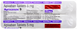 Apixanux 5 Tablet 10