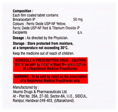 Brivaniz 50 Tablet 10