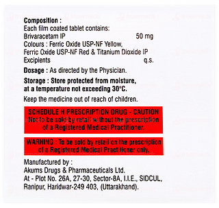 Brivaniz 50 Tablet 10