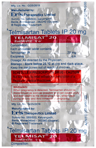 Telmisat 20 Tablet 15