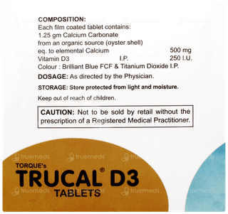 Trucal D3 Tablet 15