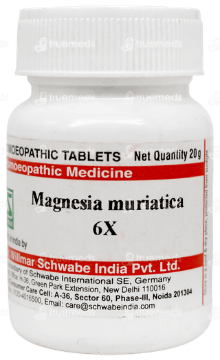 Dr Willmar Schwabe Magnesia Muriatica 6x Tablet 20gm