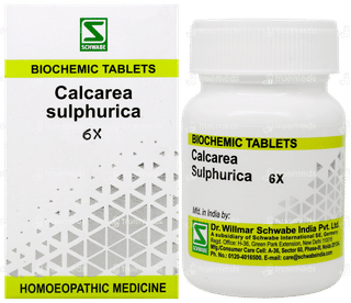 Dr Willmar Schwabe Calcarea Sulphurica 6x Biochemic Tablet 25gm