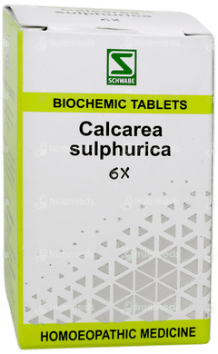 Dr Willmar Schwabe Calcarea Sulphurica 6x Biochemic Tablet 25gm