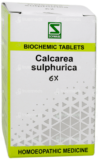 Dr Willmar Schwabe Calcarea Sulphurica 6x Biochemic Tablet 25gm