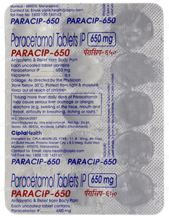 Paracip 650 Tablet 15