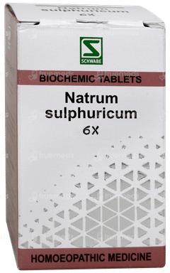 Dr Willmar Schwabe Natrum Sulphuricum 6x Biochemic Tablet 25gm