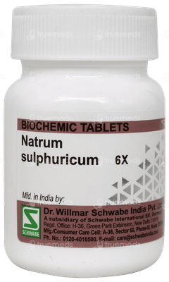 Dr Willmar Schwabe Natrum Sulphuricum 6x Biochemic Tablet 25gm