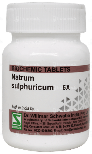 Dr Willmar Schwabe Natrum Sulphuricum 6x Biochemic Tablet 25gm