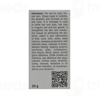 Dr Reckeweg Silicea 6x Biochemic Tablet 20gm