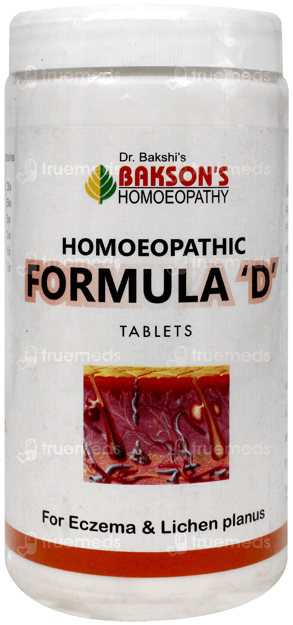 Baksons Homoeopathic Formula D Tablet 110G