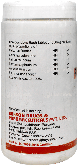 Baksons Homoeopathic Formula D Tablet 110g