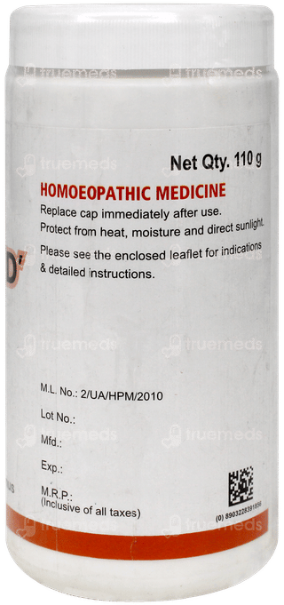 Baksons Homoeopathic Formula D Tablet 110g