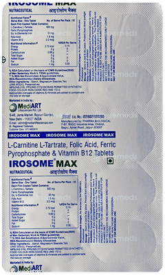 Irosome Max Tablet 10
