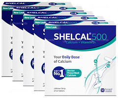 Shelcal 500 Tablet 15 Pack Of 5